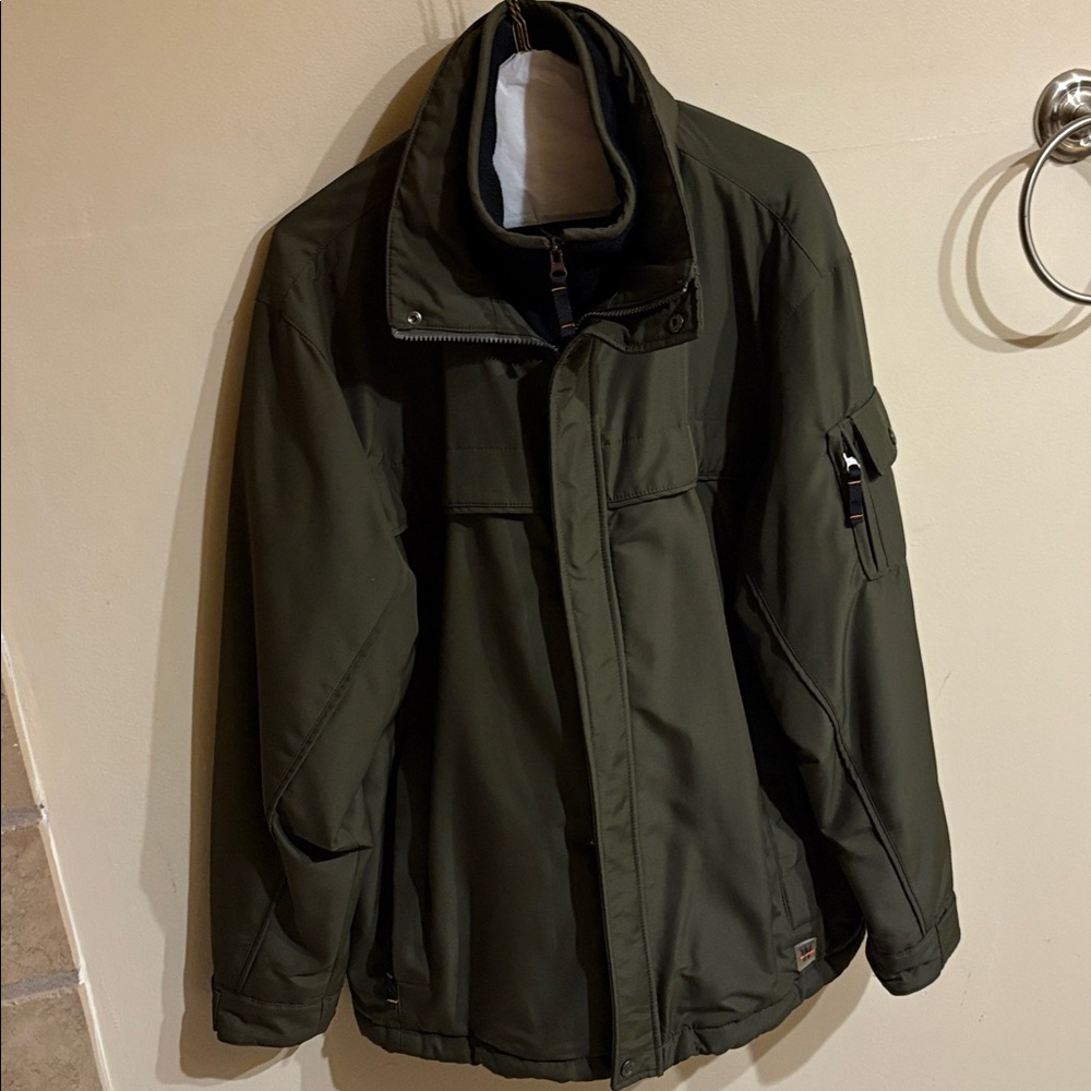 Weatherproof Dark Olive Performance Jacket Size M - image 8